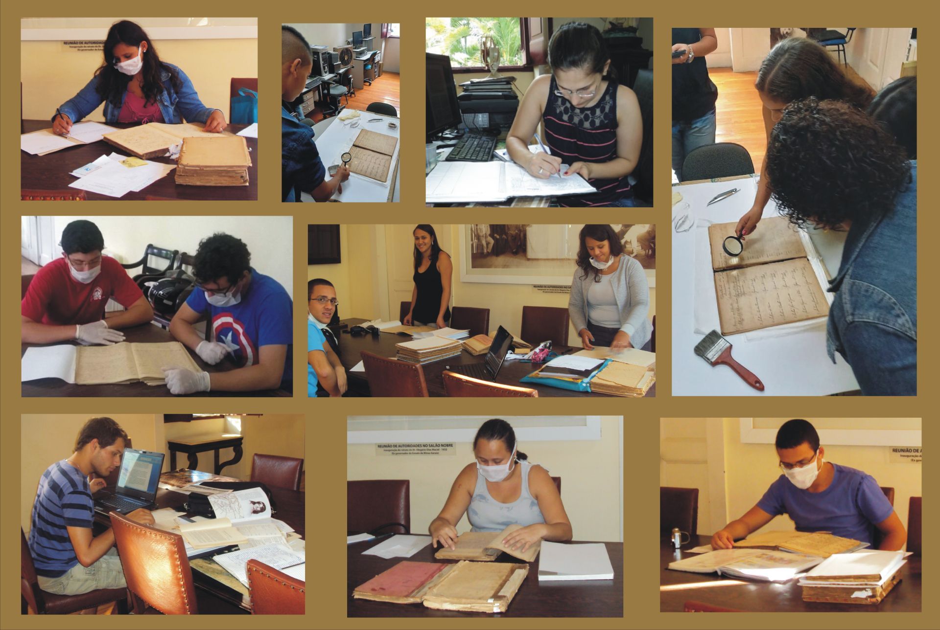 Pesquisas no acervo: monografias, programas de extensão, iniciação científica, trabalhos acadêmicos, publicação de livros, genealogia, pesquisa escolar, palestras, reportagens, filmes documentários, processos de tombamento, etc.